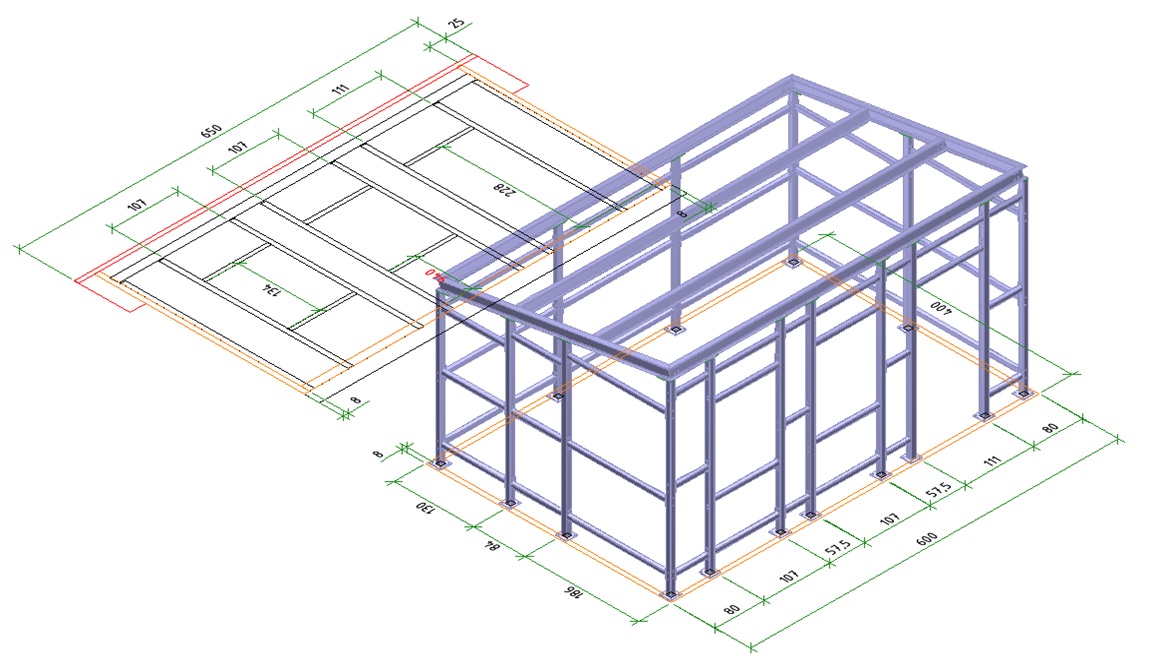 Vereinshaus Plan